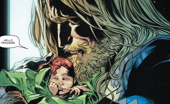 Dopo la morte del figlio negli anni ’70, Aquaman diventa nuovamente papà